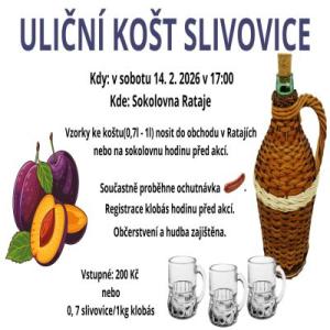 Uličný košt slivovice 14.února 2026 1